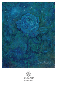 オリジナルポストカード（ブルーローズ）