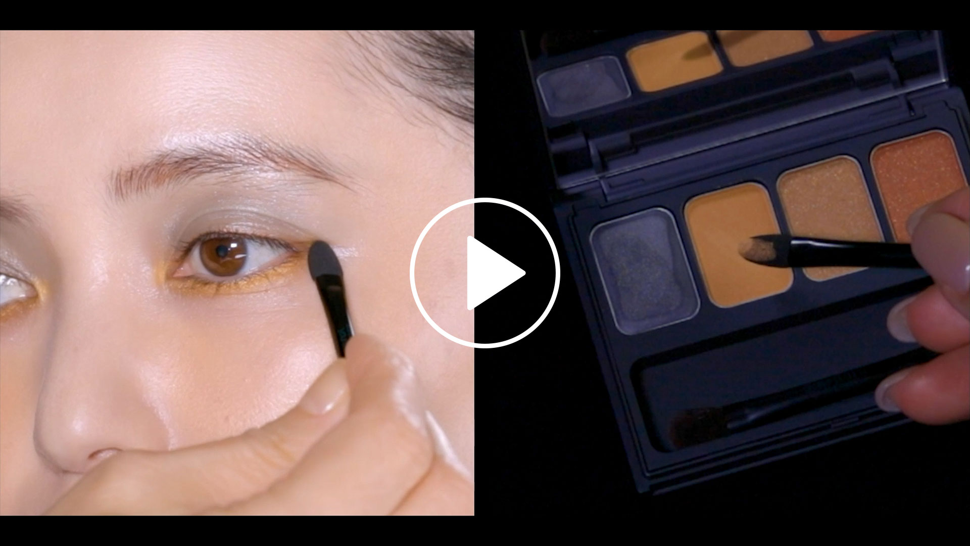 amritara youniverseメイクをしているプロセス動画