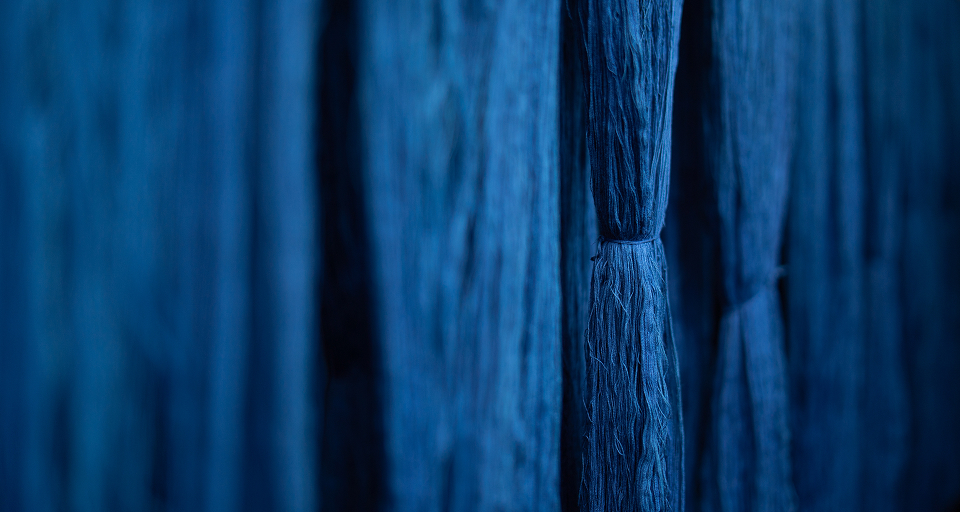 深い藍色を秘めた、徳島の藍（インディゴ）