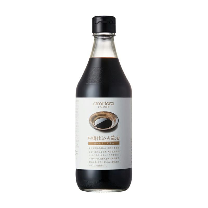 生搾り 杉樽仕込み醤油 500ml | 国産オーガニックコスメ≪公式