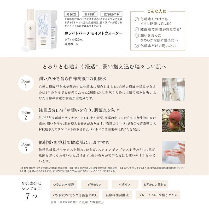 ホワイトバーチモイストウォーター スターターセット